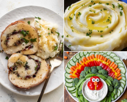 My Thanksgiving Menu cover photo collage