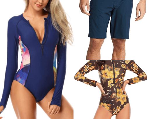 Swimwear cover photo collage