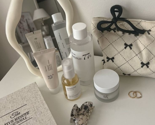 sensitive skin step by step routine! 🤍 cover photo collage