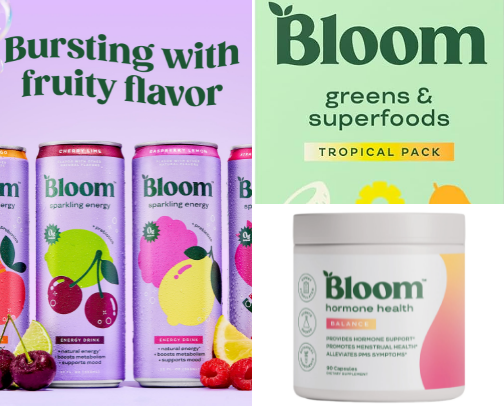 Bloom healthy lifestyle cover photo collage