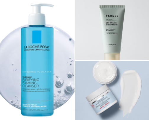 Affordable skin care : oily skin cover photo collage