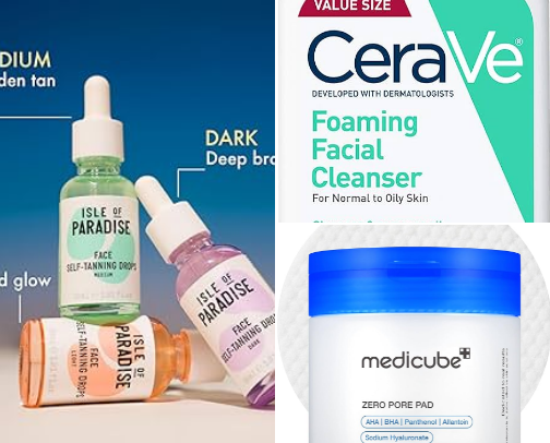 Clear Skin Staples cover photo collage