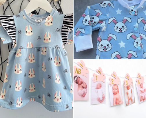 Some BUNNY Is Turning One 🐰  - Adorable Bunny First Birthday Ideas cover photo collage