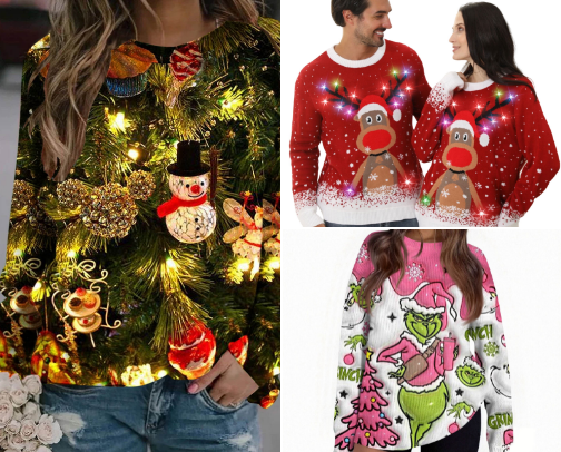 Christmas Ugly Sweaters cover photo collage