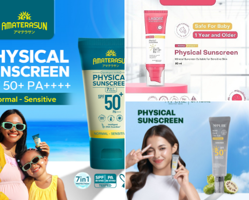 Physical Sunscreen Ramah Anak cover photo collage
