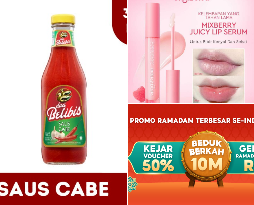 Shopee cover photo collage