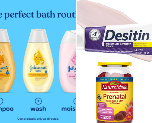 Baby must-haves🍼 cover photo collage