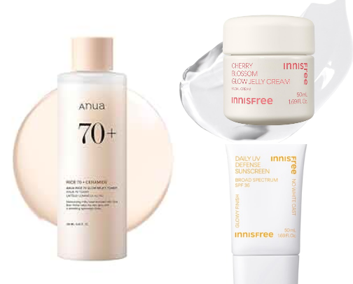 Skincare Favorites For My Dry Skin cover photo collage