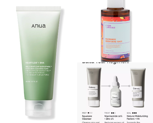 My Radiant Routine: Skincare Essentials I Swear By cover photo collage