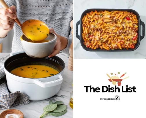 The Dish List cover photo collage
