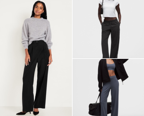 Pants that are not jeans cover photo collage
