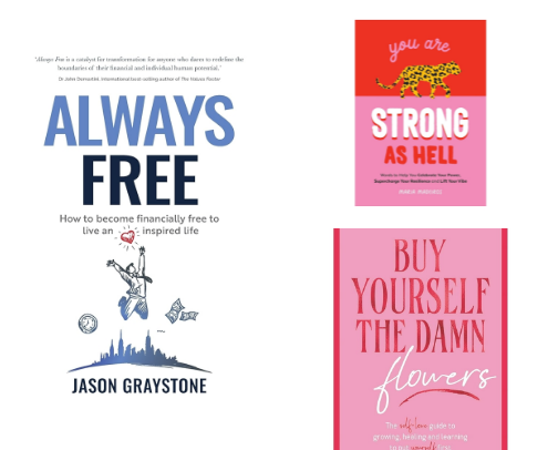 My top self-help books to boost self-love and enrich your mind cover photo collage