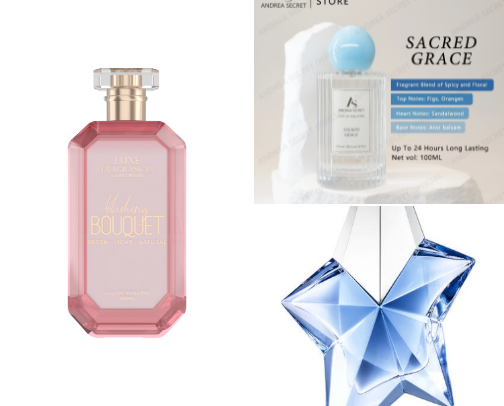 Seduction Perfume Scents cover photo collage