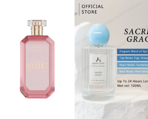 Affordable Perfume cover photo collage