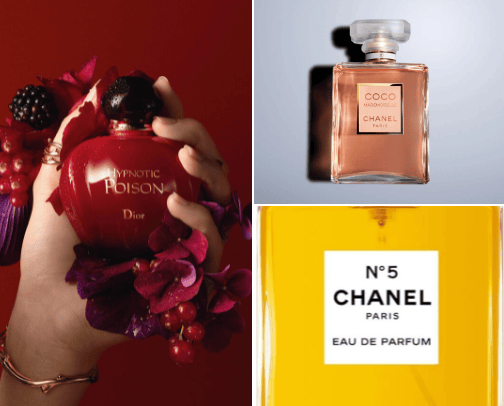 Perfumes cover photo collage