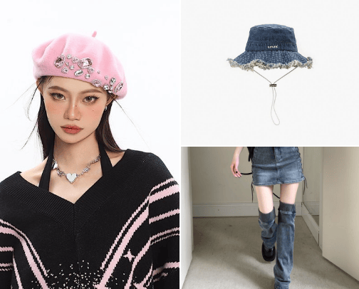 Accessories for chic girls cover photo collage