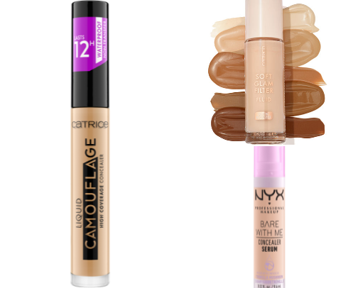 affordable makeup for a perfect look💗✨ cover photo collage