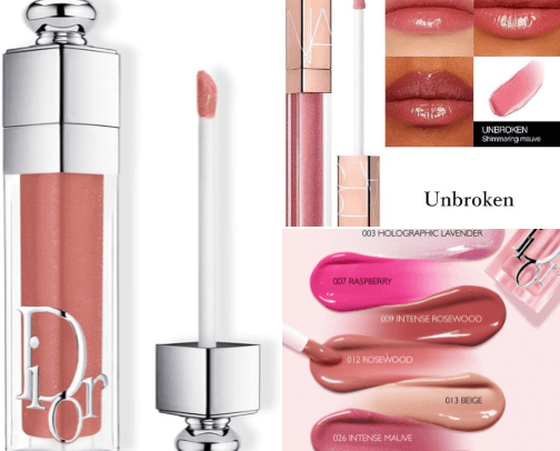 Lip glosses 💕 cover photo collage