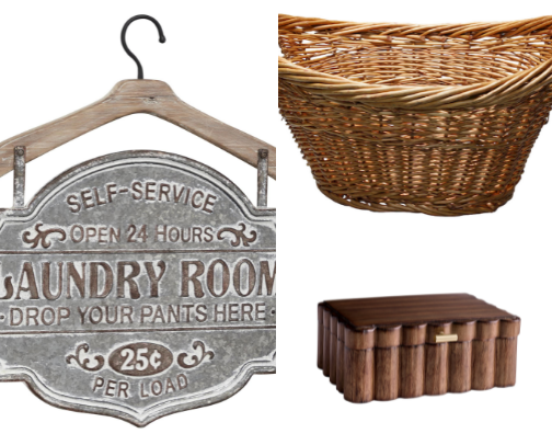 Vintage/cottage core laundry decor cover photo collage