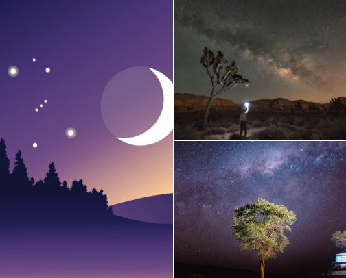 Beginner’s Guide to Astronomy & Stargazing Essentials cover photo collage