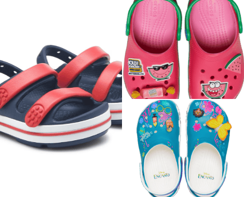 Shoes for kids cover photo collage