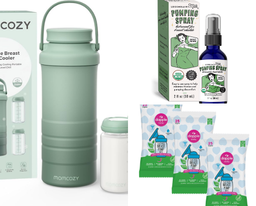 Pumping must haves cover photo collage