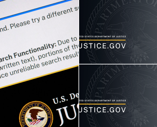 Jeffrey Epstein Controversial cover photo collage