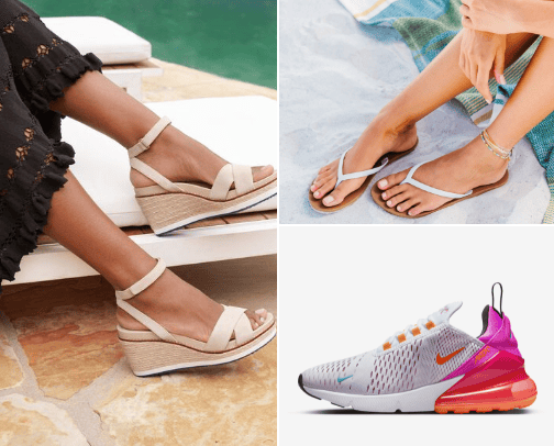 Shoes cover photo collage