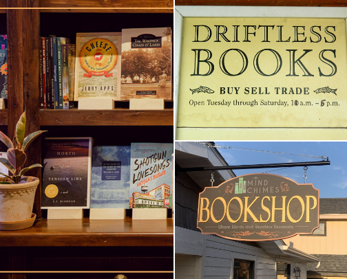 🧀 Wisconsin bookstores you have to visit 🧀 cover photo collage