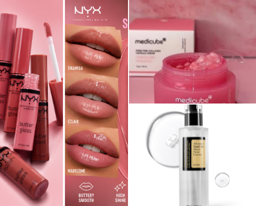 My favorite beauty recs cover photo collage
