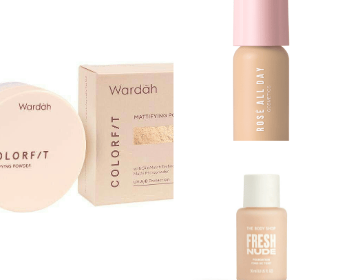 Make-up for fair skin tone and oily 👩🏻 cover photo collage