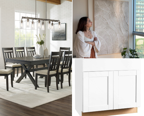 Formal Dining Room Makeover cover photo collage