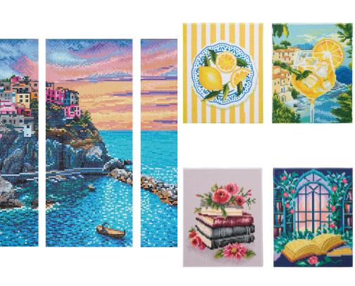 Summer Diamond Painting 💎 cover photo collage