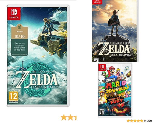 Best Nintendo Switch Games! cover photo collage