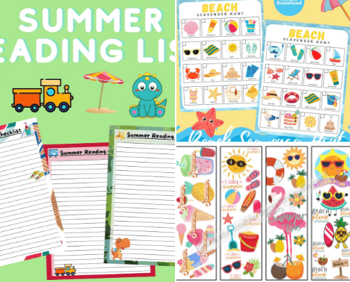 Kids Printables DIY Instant Download cover photo collage