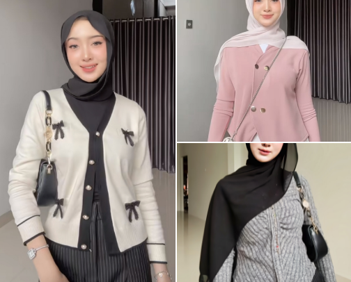 (NO 001 - 040) Outer & Cardigan Knitwear 🧸 cover photo collage
