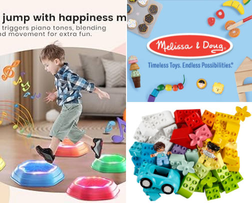 Toddler-Approved Holiday Gifts cover photo collage