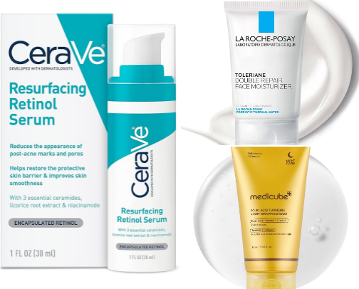 best skincare products for acne prone + combo skin cover photo collage