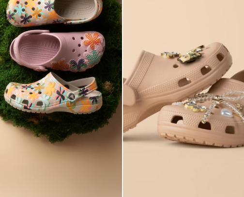 Clogs sandals cover photo collage