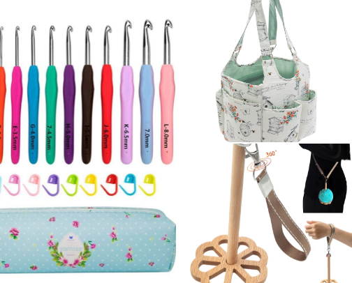 Crochet must-haves cover photo collage