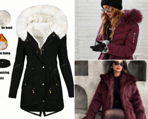 Winter Jacke cover photo collage