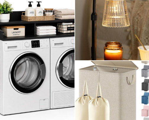 Laundry room must haves cover photo collage