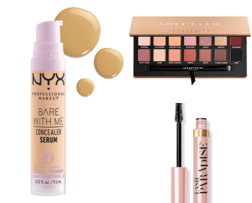 Affordable makeup favorites cover photo collage