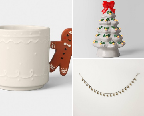 In My Target cart: Christmas Home Decor Edition cover photo collage