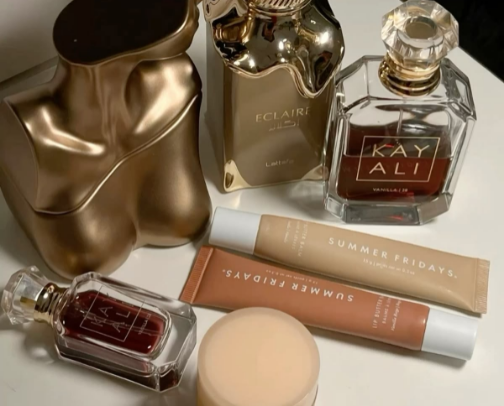Main Character Energy: Everyday Vanilla & Pink Fragrances ☁️ cover photo collage
