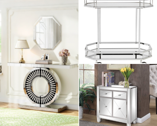 Glam Furniture & Home Furnishings cover photo collage