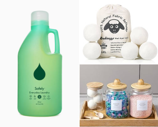 Everything You Will Find in my Non-Toxic Laundry Room cover photo collage