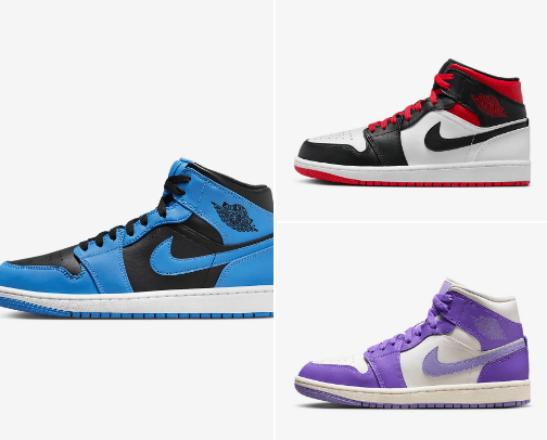 Air Jordan Mid's cover photo collage