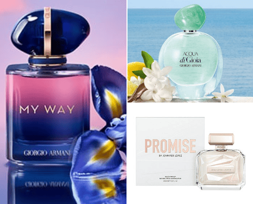 Favorite Perfumes for HER! cover photo collage