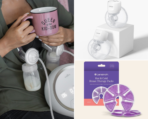 Breastfeeding essentials cover photo collage